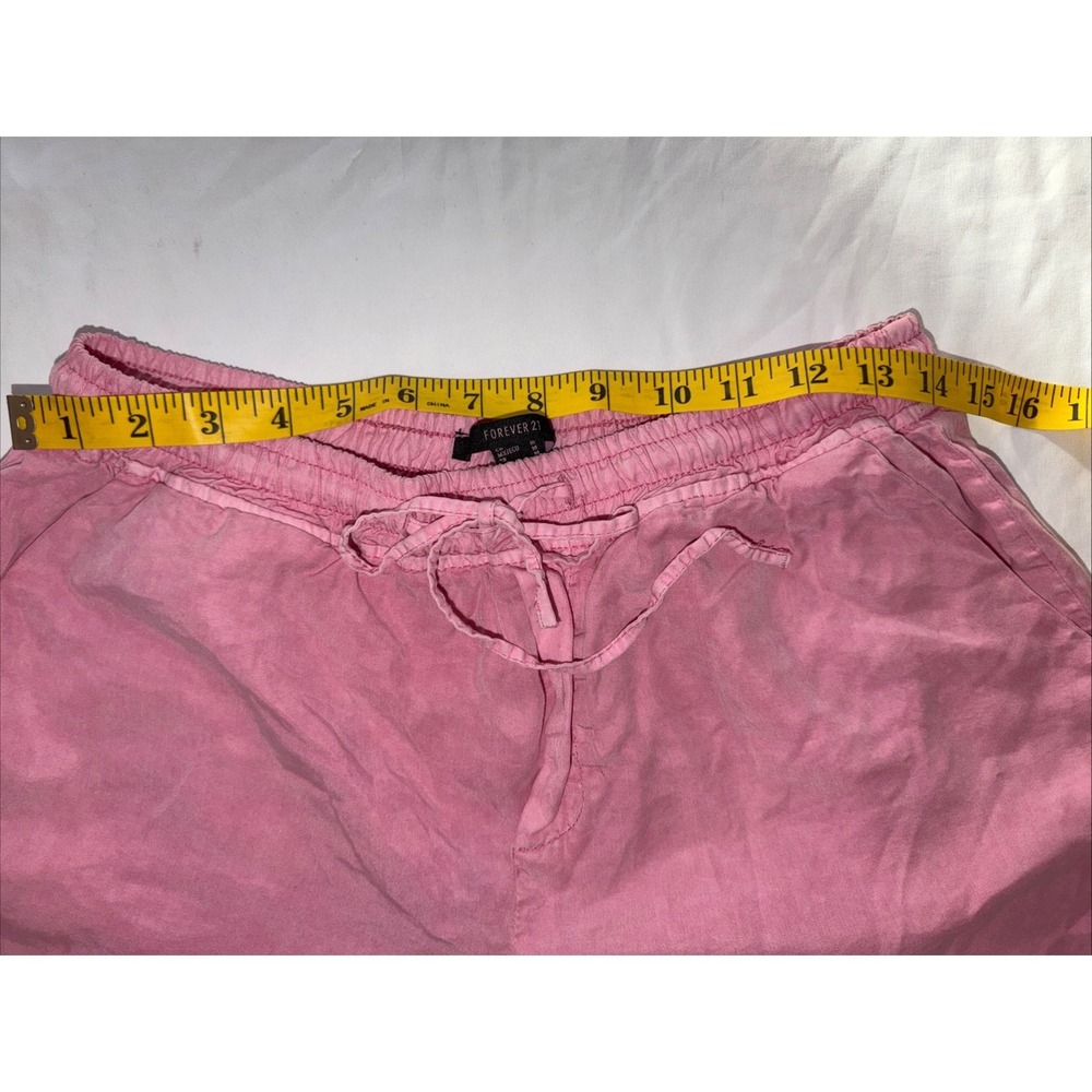 Forever 21 Mauve Pink Women's Shorts Size Small Cuffed Drawstring High Rise